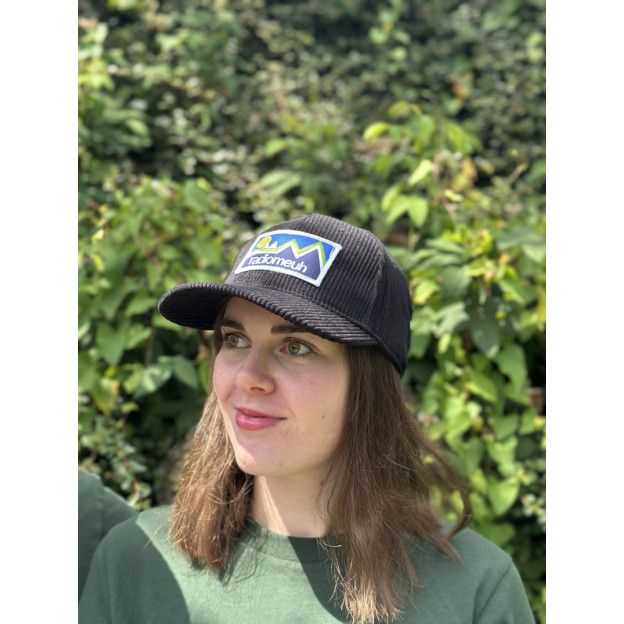 Casquette Velours Recyclé - Black