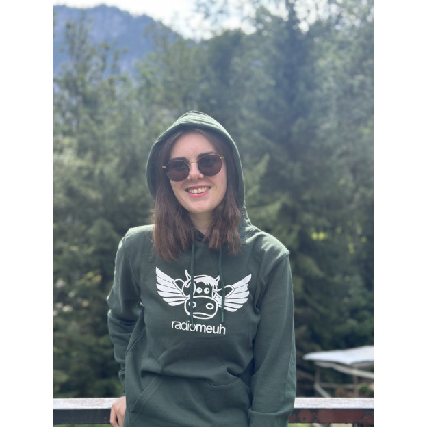 Sweat à Capuche - Flying Cow - Forest Green