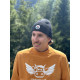 Sweat Col Rond - Flying Cow - Orange
