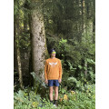 Sweat Col Rond - Flying Cow - Orange