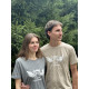 T-Shirt Flying Cow - Heather Grey