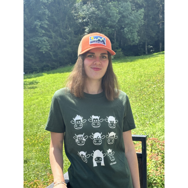 T-Shirt Multi Moo - Forest Green