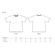 T-Shirt Flying - Coton Epais - Blanc Chiné