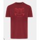 T-Shirt Pirate - Logo velours - Bordeaux