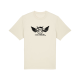 T-Shirt Flying - Coton Epais - Blanc Chiné