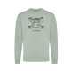 Sweat Kids col rond Pirate - Velours - Vert iceberg