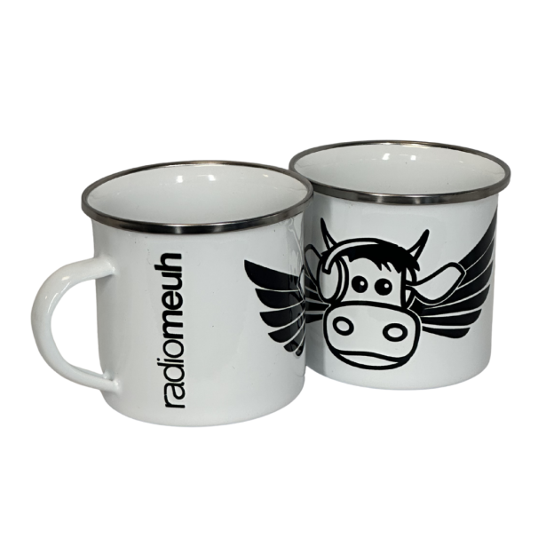 Mug Blanc Métal (lot de 2)
