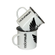 Mug Blanc Métal (lot de 2)