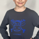 Sweat Kids col rond Pirate - Velours - Navy