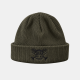 Bonnet Pirate Brodé - Coton organique - Olive