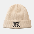 Bonnet Pirate Brodé - Coton organique - Sand