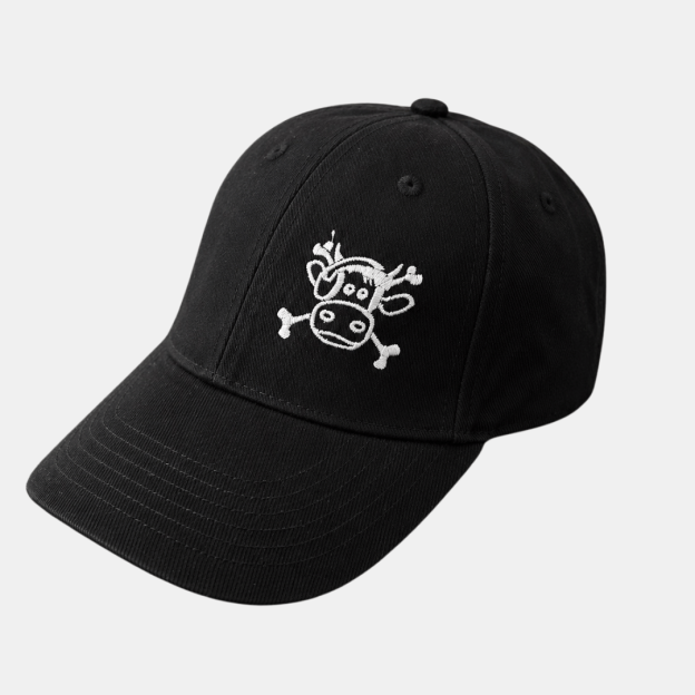 Casquette Basic - Pirate brodée - Noir