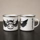 Mug Blanc Métal (lot de 2)