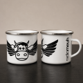 Mug Blanc Métal (lot de 2)