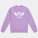 Sweat Col Rond - Flying Cow - Lavender