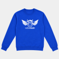 Sweat Col Rond - Flying Cow - Royal Blue