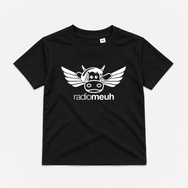 T-Shirt Kid Flying - Noir