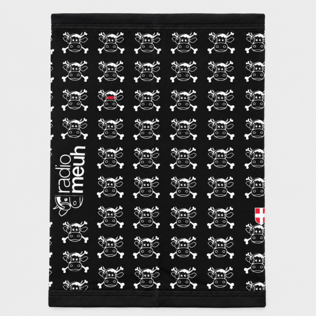 Neckwarmer Pirate - Black