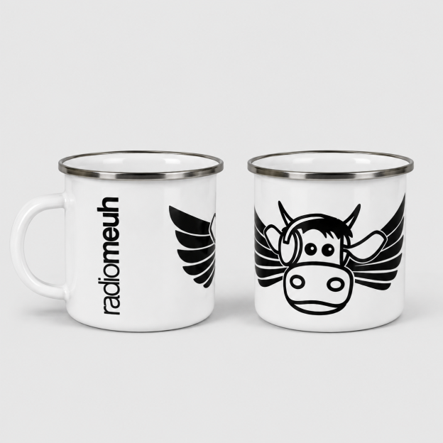 Mug Blanc Métal (lot de 2)