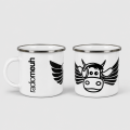 Mug Blanc Métal (lot de 2)