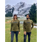 T-shirt manches longues H/F - Radiomeuh British Kaki