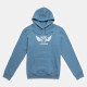 Sweat-Shirt Capuche H/F Flying Cow Cool Blue