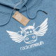 Sweat-Shirt Capuche H/F Flying Cow Cool Blue