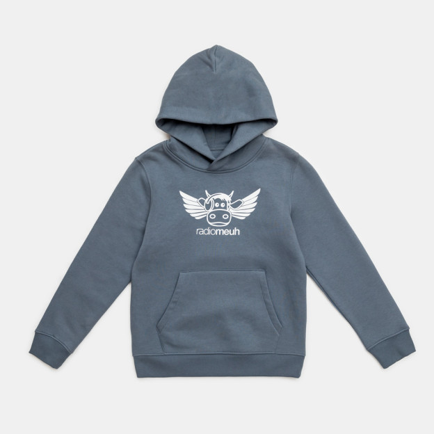 Sweat-shirt Enfant Flying Cow Mineral Grey