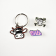 Lot de 3 Pins / Porte-Clefs