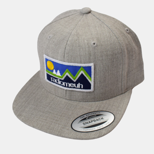 Casquette Snapback Brodée - Heather Grey