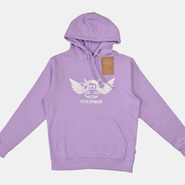 Sweat à Capuche - Flying Cow - Lavender