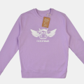 Sweat Col Rond - Flying Cow - Lavender