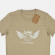 T-Shirt Flying Cow - Heather Brown