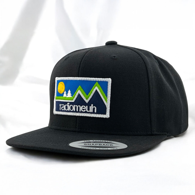 Casquette Snapback Brodée - Black