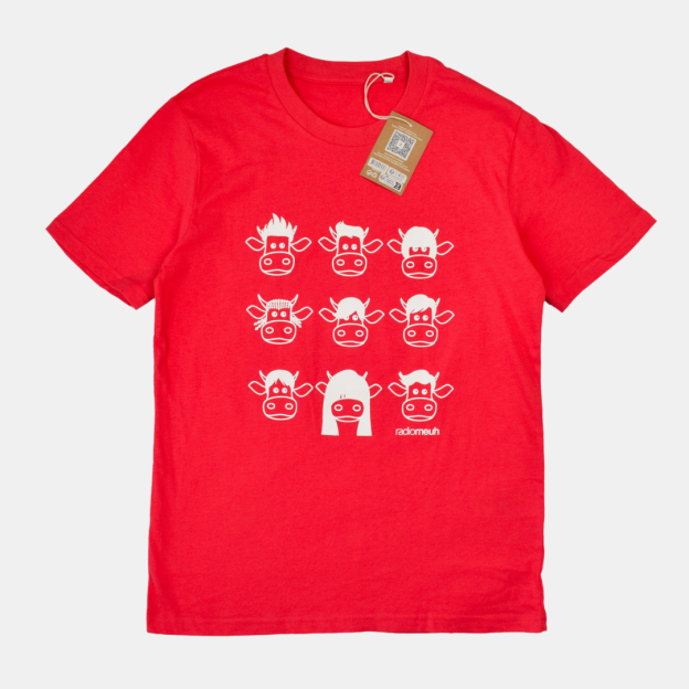 T-Shirt Multi Moo - Lucious Red