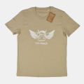 T-Shirt Flying Cow - Heather Brown