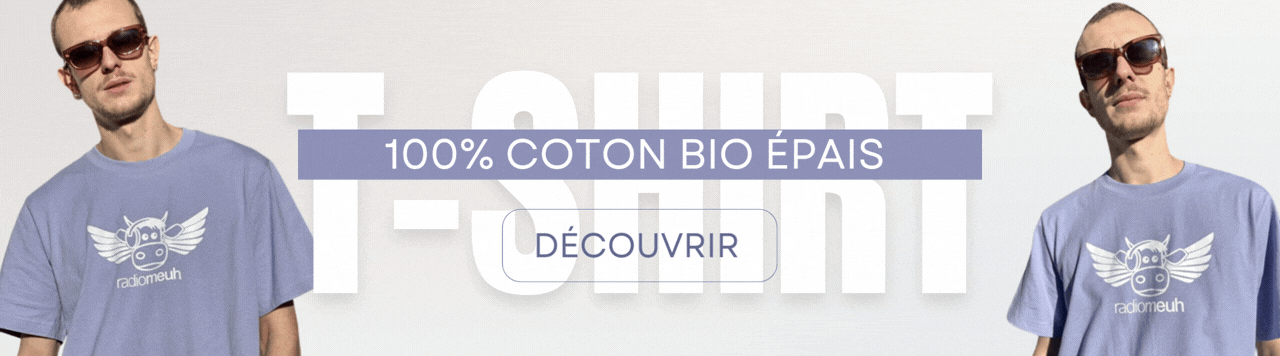 TShirt en coton épais violet